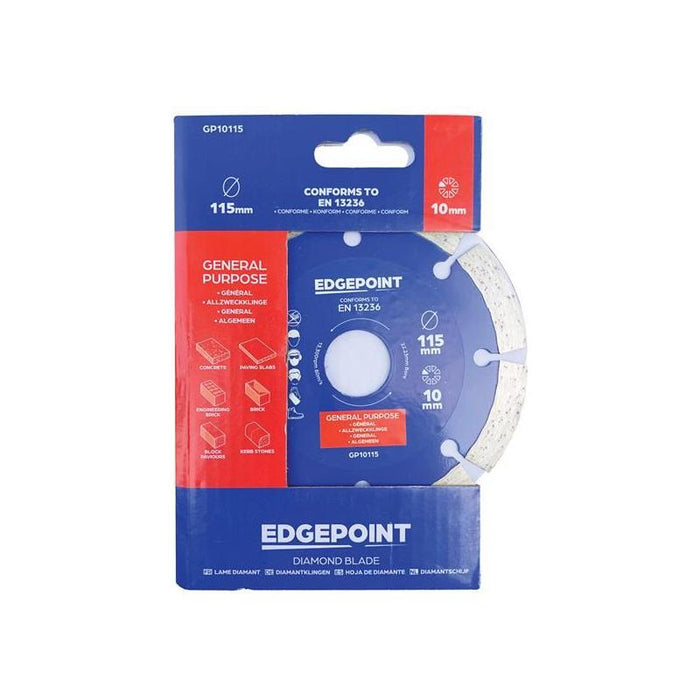 Edgepoint GP10115 General-Purpose Diamond Blade 115mm EdgePoint - Town Tools
