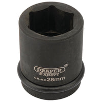 Draper Expert HI-TORQ 6 Point Impact Socket, 3/4" Sq. Dr., 28mm