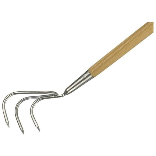 Kent & Stowe Stainless Steel Long Handled 3-Prong Cultivator, FSC® Kent & Stowe - Town Tools
