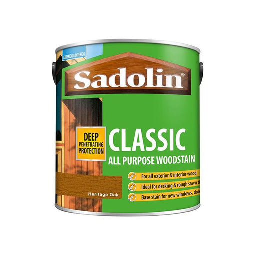 Sadolin Classic Wood Protection Heritage Oak 2.5 litre Sadolin - Town Tools