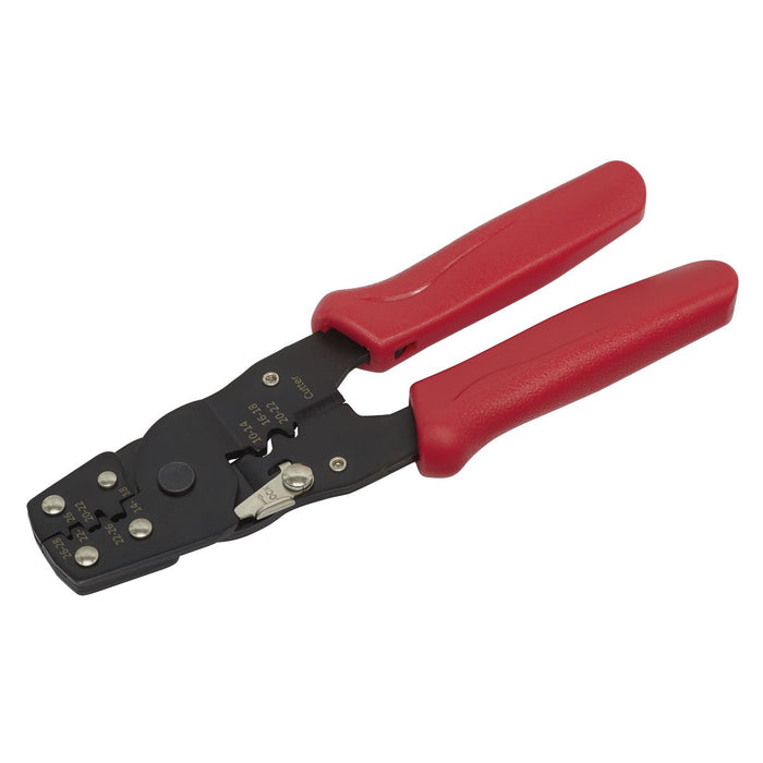 Sealey Non-Ratcheting Crimping Tool Insulated/Non-Insulated Terminals AK3850 Sealey - Town Tools 