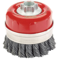 Draper Expert Twist Knot Wire Cup Brush, 80mm, M14 52632