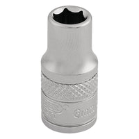 Draper Socket, 1/4" Sq. Dr., 6mm 16510