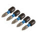 Draper Expert Cross Slot/PH Type Impact Screwdriver Bits, No.1 x 25mm, 1/4" Hex Draper - Town Tools 