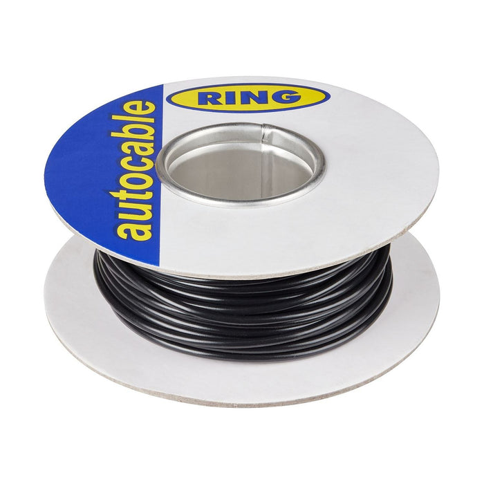 Ring Automotive RC0128B Cables, 44/0.30 mm, 30 m, Black Ring Automotive - Town Tools 