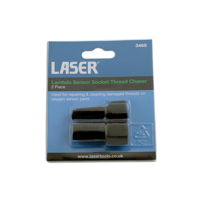 Laser Lambda Sensor Socket Thread Chaser 2pc 3465