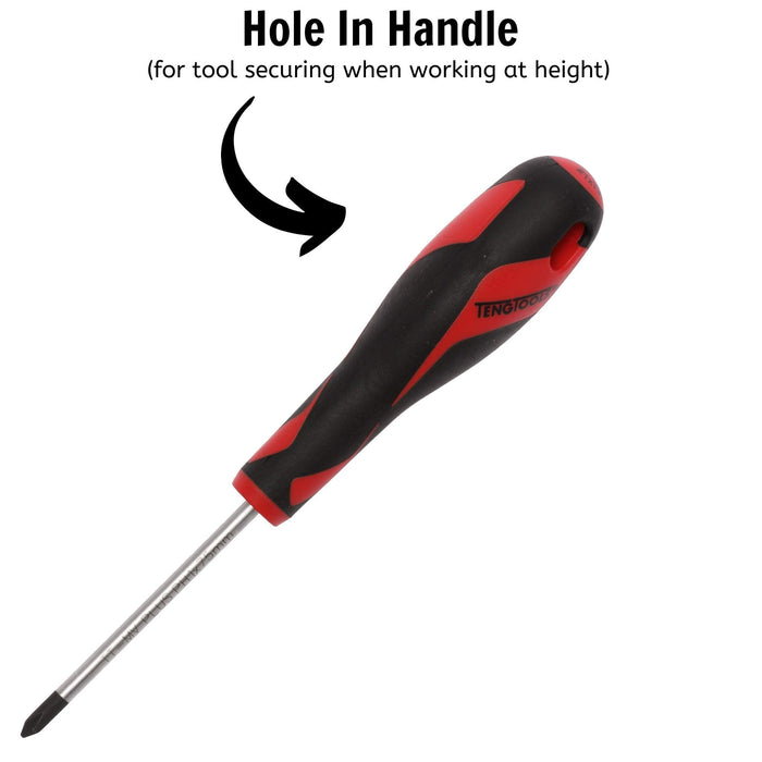 Teng Tools PH Screwdriver PH1 x 75mm M Teng Tools - Town Tools 
