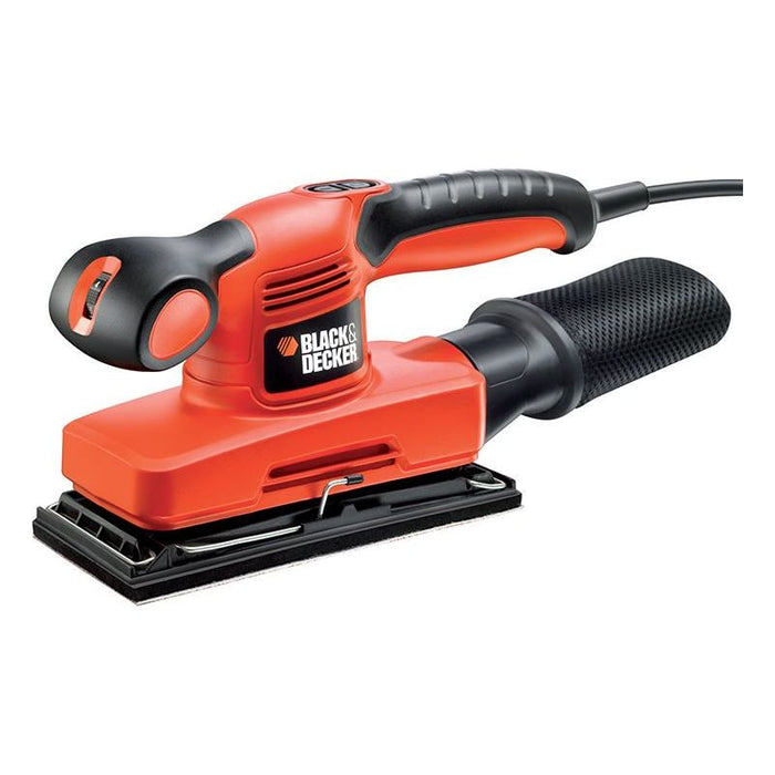 Black + Decker KA320EKA 1/3rd Sheet Variable Speed Orbital Sander 240W 240V BLACK + DECKER - Town Tools