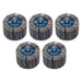 Sealey 80 x 40mm Abrasive Flap Wheel on 6mm Shaft 40Grit - Pack of 5 FW8040405 Sealey - Town Tools 