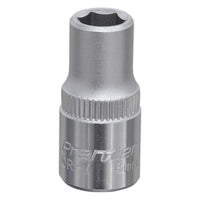 Sealey WallDrive Socket 6mm 1/4"Sq Drive S1406