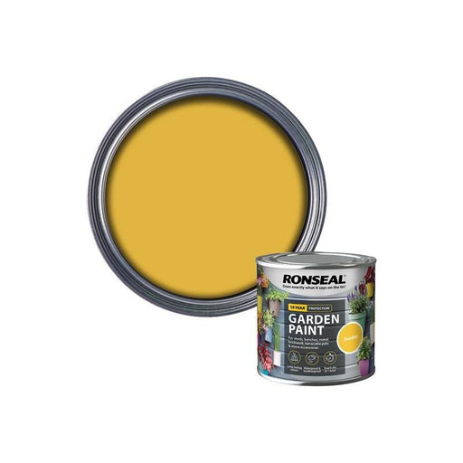 Ronseal Garden Paint Sunburst 250ml Ronseal - Town Tools