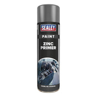 Sealey Grey Zinc Primer Paint 500ml SCS034S