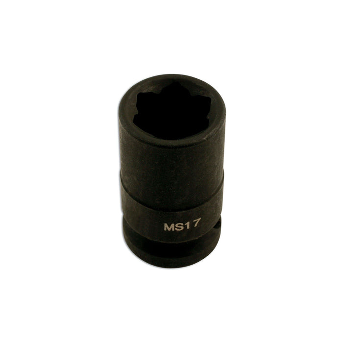 Laser Wheel Nut Socket Convex 17mm 5707