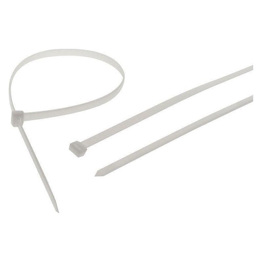 Faithfull Heavy-Duty Cable Ties White 9.0 x 905mm (Pack 10) Faithfull - Town Tools