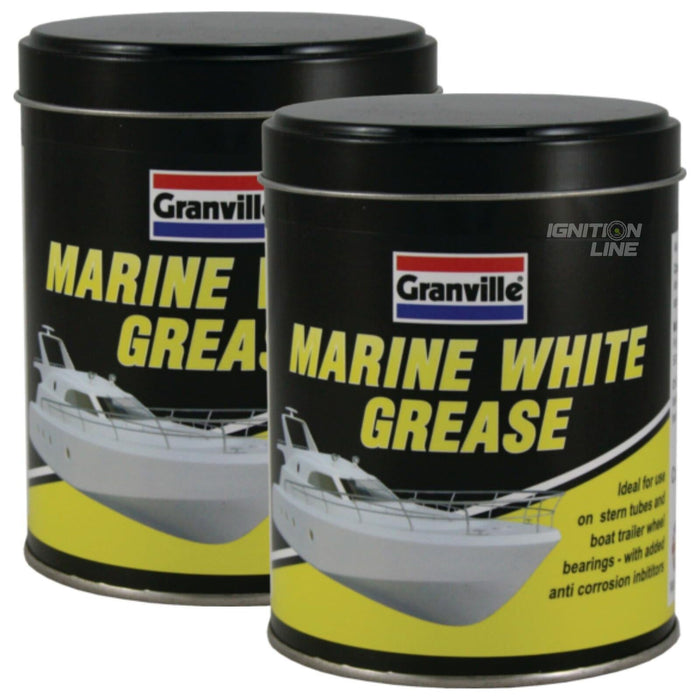 2 x Granville Marine White Grease Waterproof Boat Bearings Resistance to Salt
