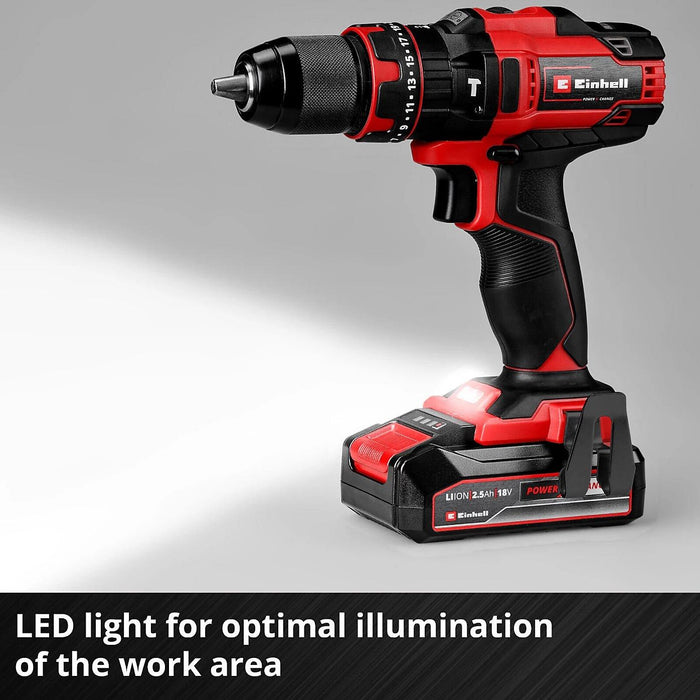 Einhell Cordless Combi Drill 44Nm 18V With Battery &Charger TE-CD 18/44 Li-i Power X-Change
