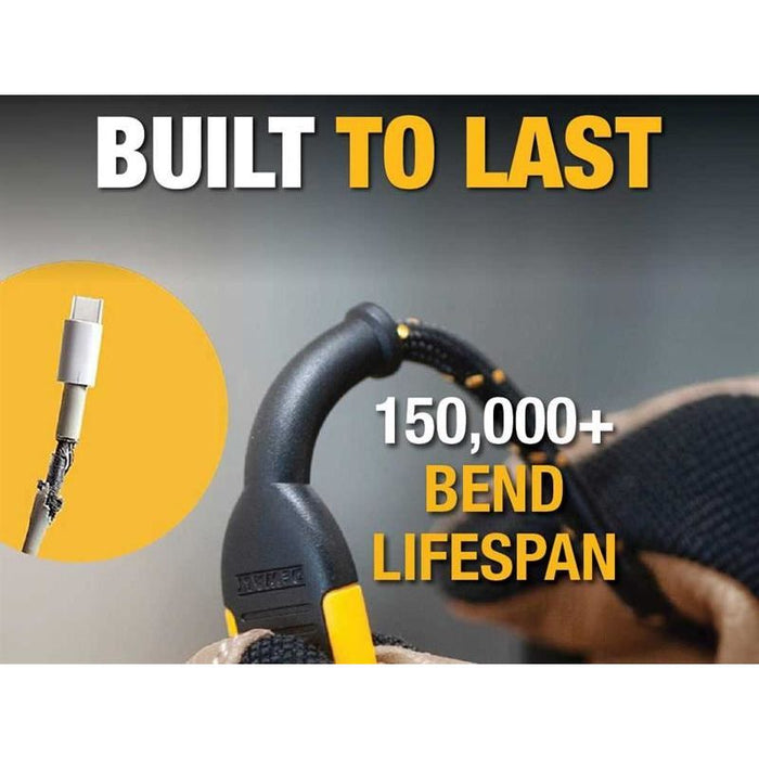 Dewalt Telecoms USB A to Lightning® Reinforced Charging Cable 3m (10ft) DEWALT Telecoms - Town Tools