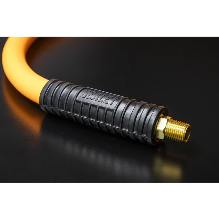 Sealey High-Visibility Hybrid Air Hose with 1/4"BSP Unions 20m x 10mm AHHC2038 Sealey - Town Tools 