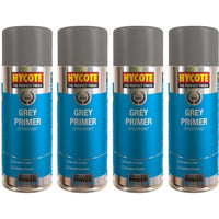 4x Hycote XUK03015 Grey Primer 400ml C/O