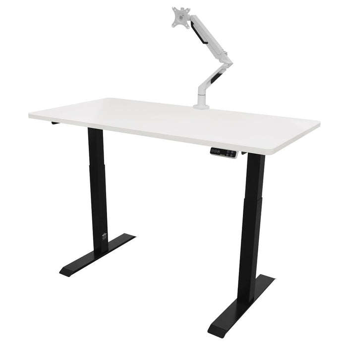 Dellonda  Electric Height Adjustable Standing Desk 1400 x 700mm Dual Motor 100kg