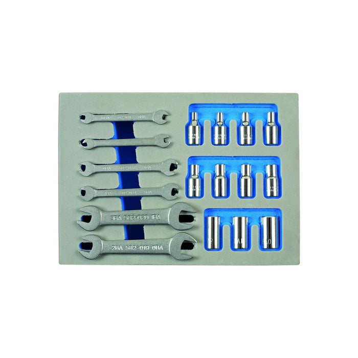 Laser BA Spanner & Socket Set 1/4"D 17pc 7132 Laser - Town Tools 