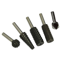 Faithfull Rotary Rasps (4) & Countersink (1) Set
