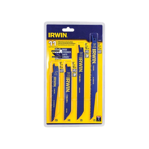 Irwin® Bi-Metal Reciprocating Blade Set, 11 Piece IRWIN® - Town Tools