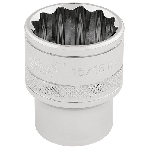 Draper HI-TORQ 12 Point Socket, 1/2" Sq. Dr., 15/16" 33724 Draper - Town Tools 