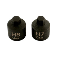 Laser Hex Bit Set 3/8"D 2pc 5584