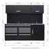 Sealey Premier Premier Storage System with Stainless Worktop 2.3m APMSCOMBO4SS Sealey Premier - Town Tools 