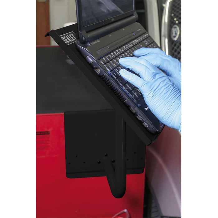 Sealey Laptop & Tablet Stand 440mm Black APLTSB Sealey - Town Tools 