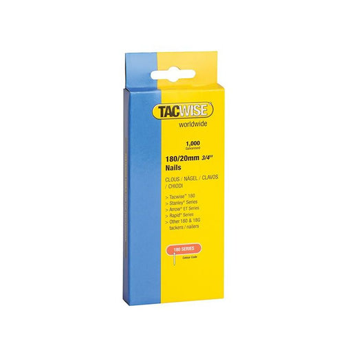 Tacwise 180 18 Gauge 40mm Nails (Pack 1000) Tacwise - Town Tools