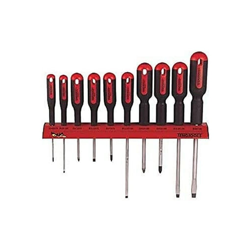 Teng Tools Screwdriver Set Wall Rack 10 Pieces Teng Tools - Town Tools 