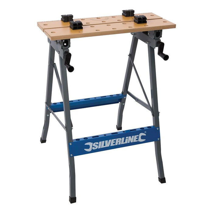 Silverline Heavy Duty Flip-Top Workbench 150kg Silverline - Town Tools 