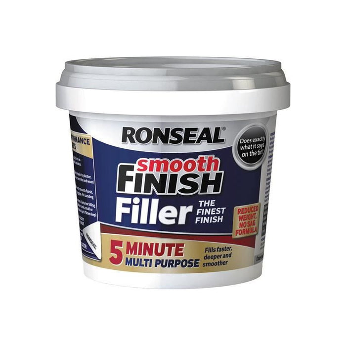 Ronseal 5 Minute Multipurpose Smooth Finish Filler Tub 290ml Ronseal - Town Tools