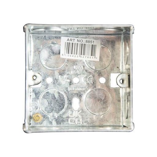 Dencon Metal Back Box 1-Gang 47mm Dencon - Town Tools