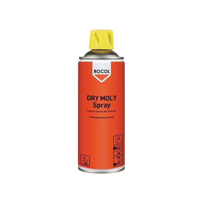 Rocol DRY MOLY Spray 400ml ROCOL - Town Tools