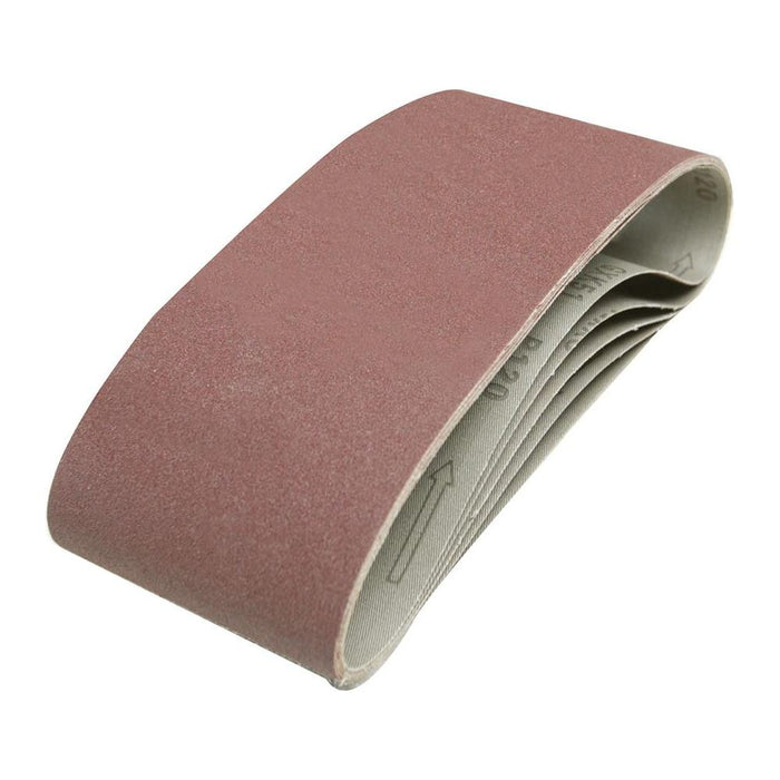 Silverline Sanding Belts 100 x 610mm 5pk 120 Grit Silverline - Town Tools 