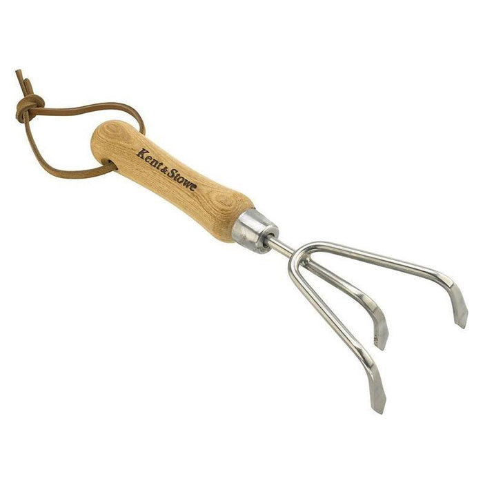 Kent & Stowe Stainless Steel Hand 3-Prong Cultivator, FSC® Kent & Stowe - Town Tools