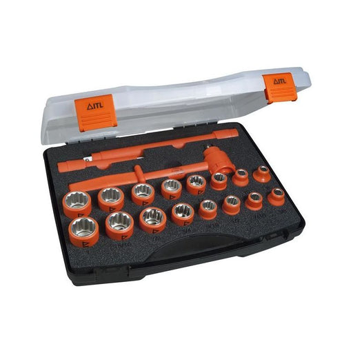 Itl Insulated Insulated Socket Set of 19 1/2in Drive ITL Insulated - Town Tools
