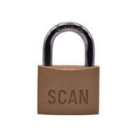 Scan Brass Padlock 50mm