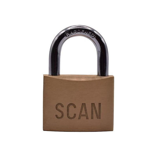 Scan Brass Padlock 50mm Scan - Town Tools