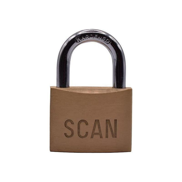 Scan Brass Padlock 50mm Scan - Town Tools