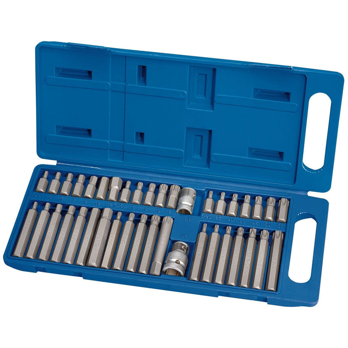 Draper TX-STAR Hex. & Spline Mechanic's Bit Set, 3/8, 1/2" Sq. Dr. (40 Piece) Draper - Town Tools 