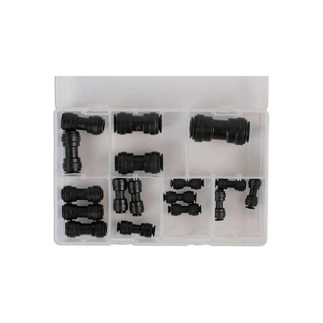 Connect Assorted Metric Push-Fit Couplings 17pc 31897 Tool Connection - Town Tools 