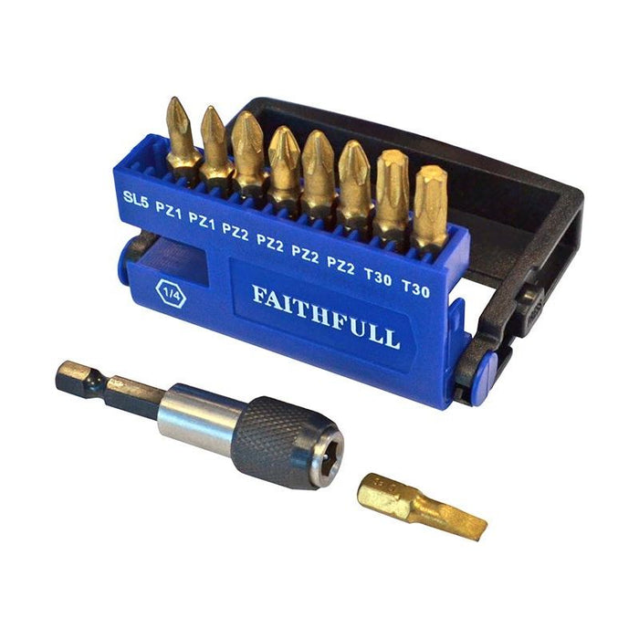 Faithfull Diamond Bit Set S2 Torsion, 10 Piece Faithfull - Town Tools