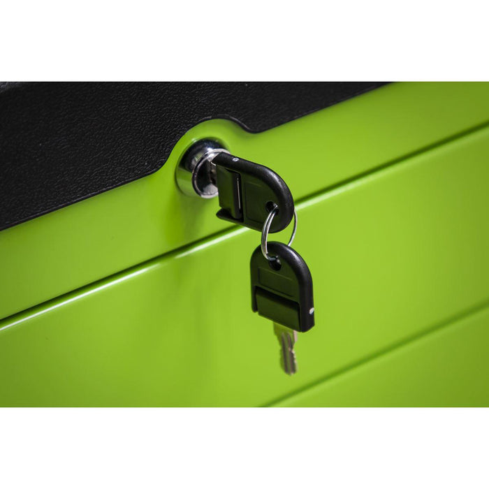 Superline PRO Push-To-Open Topchest & Rollcab Combination 11 Drawer - Green Superline Pro - Town Tools 