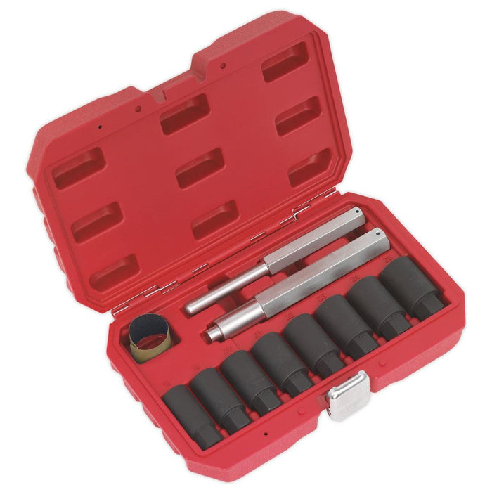 Sealey Locking Wheel Nut Removal Set 10pc SX272 Sealey - Town Tools 