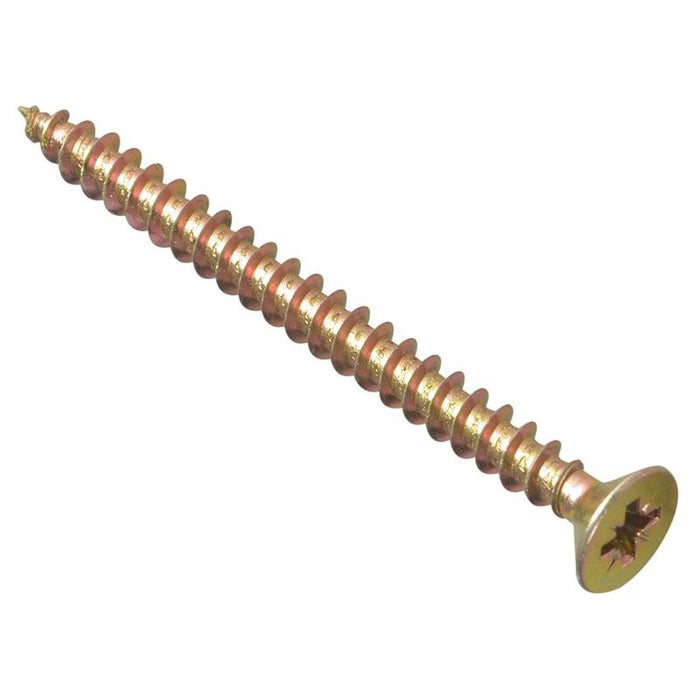 Forgefix Multi-Purpose Pozi Compatible Screw CSK ST ZYP 6.0 x 60mm Box 100 ForgeFix - Town Tools