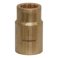 Sealey Socket 14mm 1/2"Sq Drive Non-Sparking WallDrive NS047